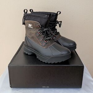 New Sorel Men's Scout‎ 87 XT Waterproof Boots Brown Black Size 9